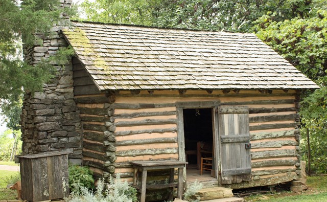 Burritt Museum - Small Cabin ca 1850