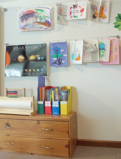 Homeschooling Display and Storage