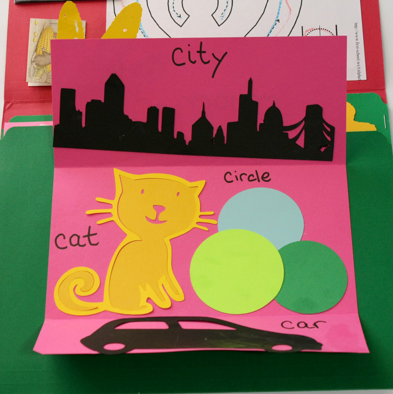 Letter C Lapbook C Words insert