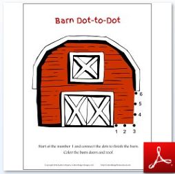 Barn Dot to Dot