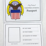 Pretend Passport Craft Open