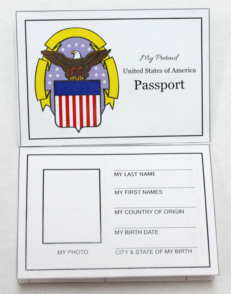 Passport Free Printable