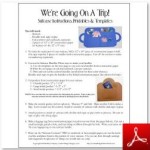 Suitcase Craft Instructions Templates Handles Tags