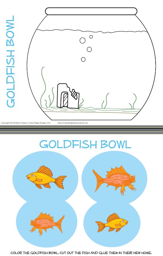 Goldfish Bowl Printable