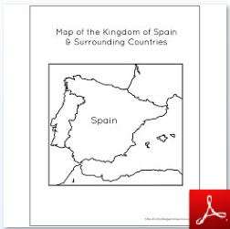 Kingdom of Spain Map
