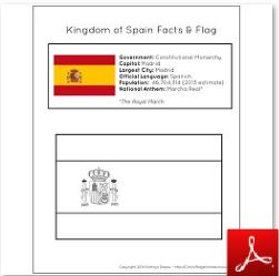 Spain Facts and Flag