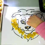 Making the Lion Mosaic 1
