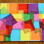 Tissue Paper Canvas Art 1