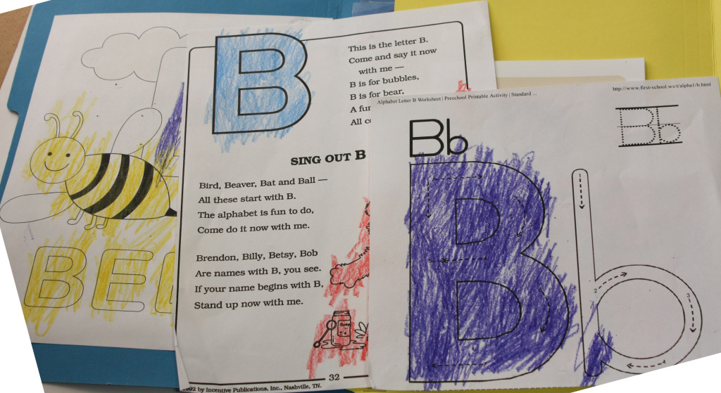 Letter B Lapbook Resources And Example