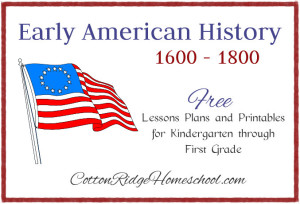 Early American History ~ Timeline Folders and Poster with Free Printables